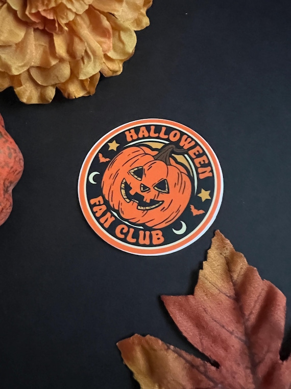 Pumpkin Fanclub Halloween Sticker