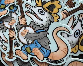 Appalachian Hillbilly Possum Sticker