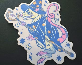 Wizard Possum Sticker