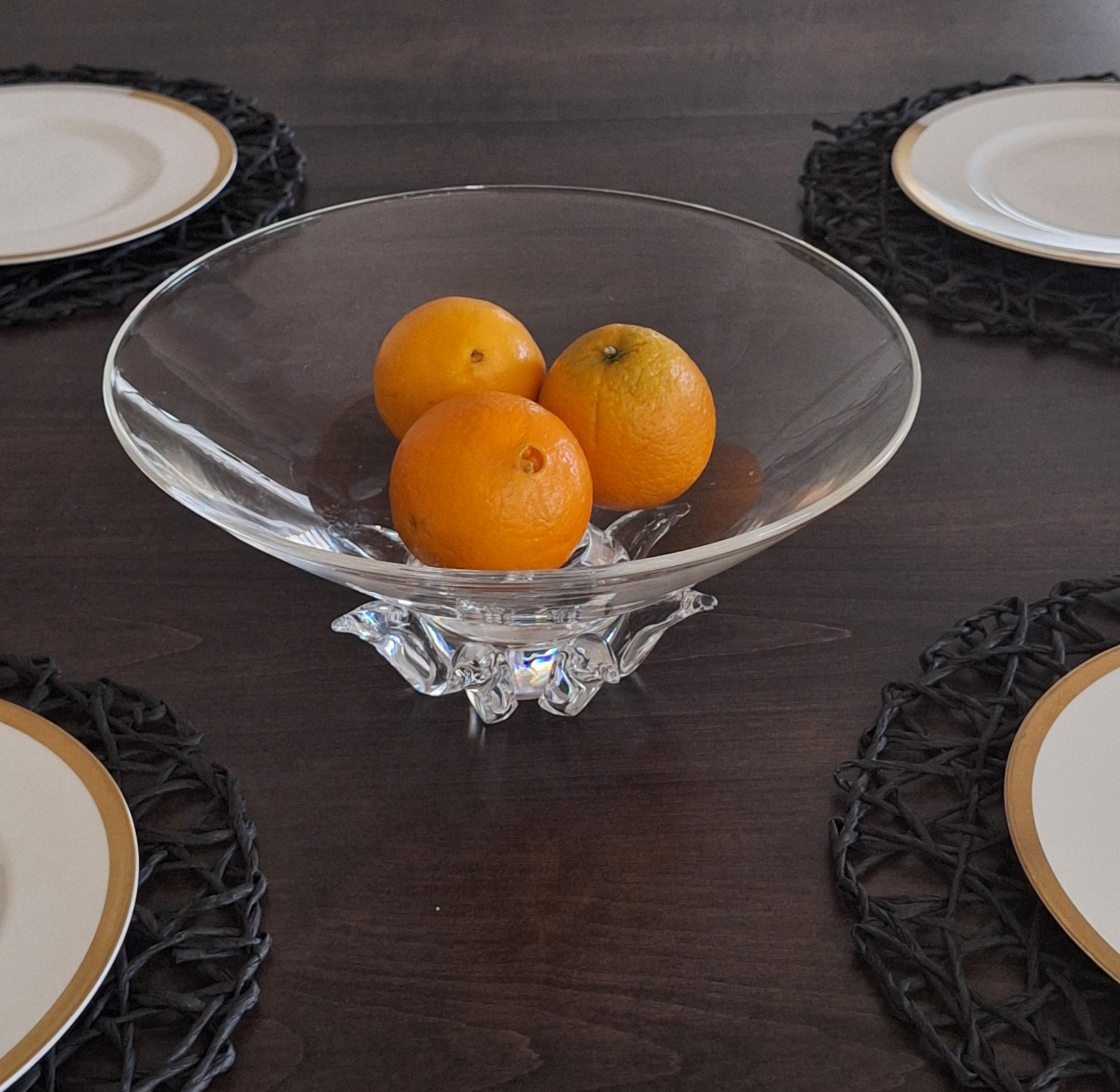 ヴィンテージ スチューベン クリスタル ピオニー ボウル：ミッド