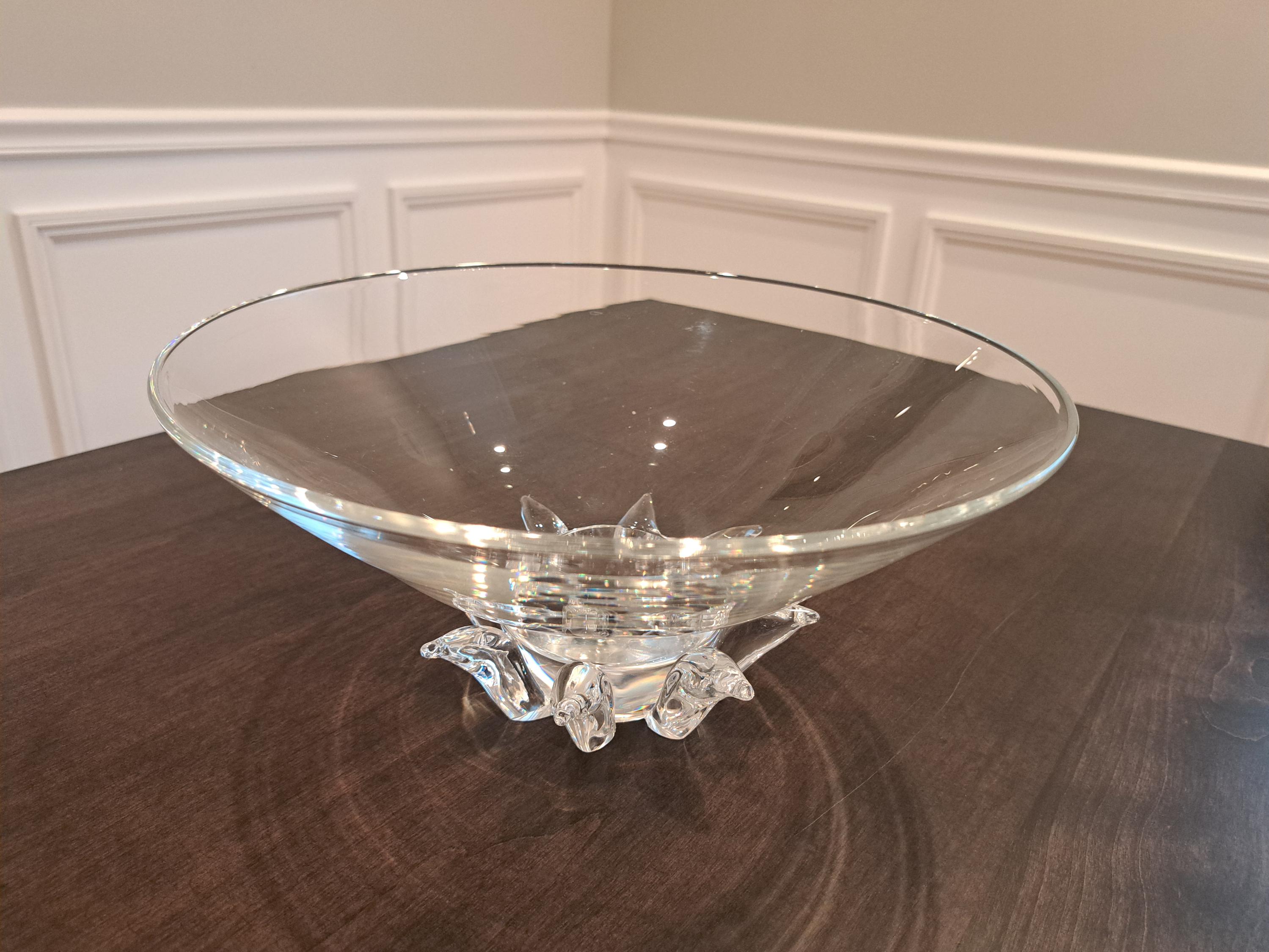 ヴィンテージ スチューベン クリスタル ピオニー ボウル：ミッド