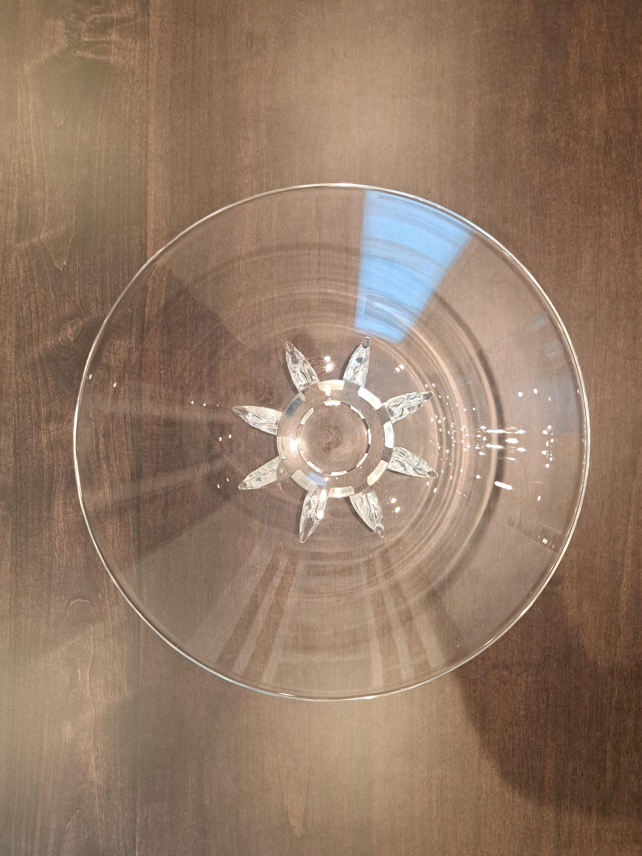 ヴィンテージ スチューベン クリスタル ピオニー ボウル：ミッド