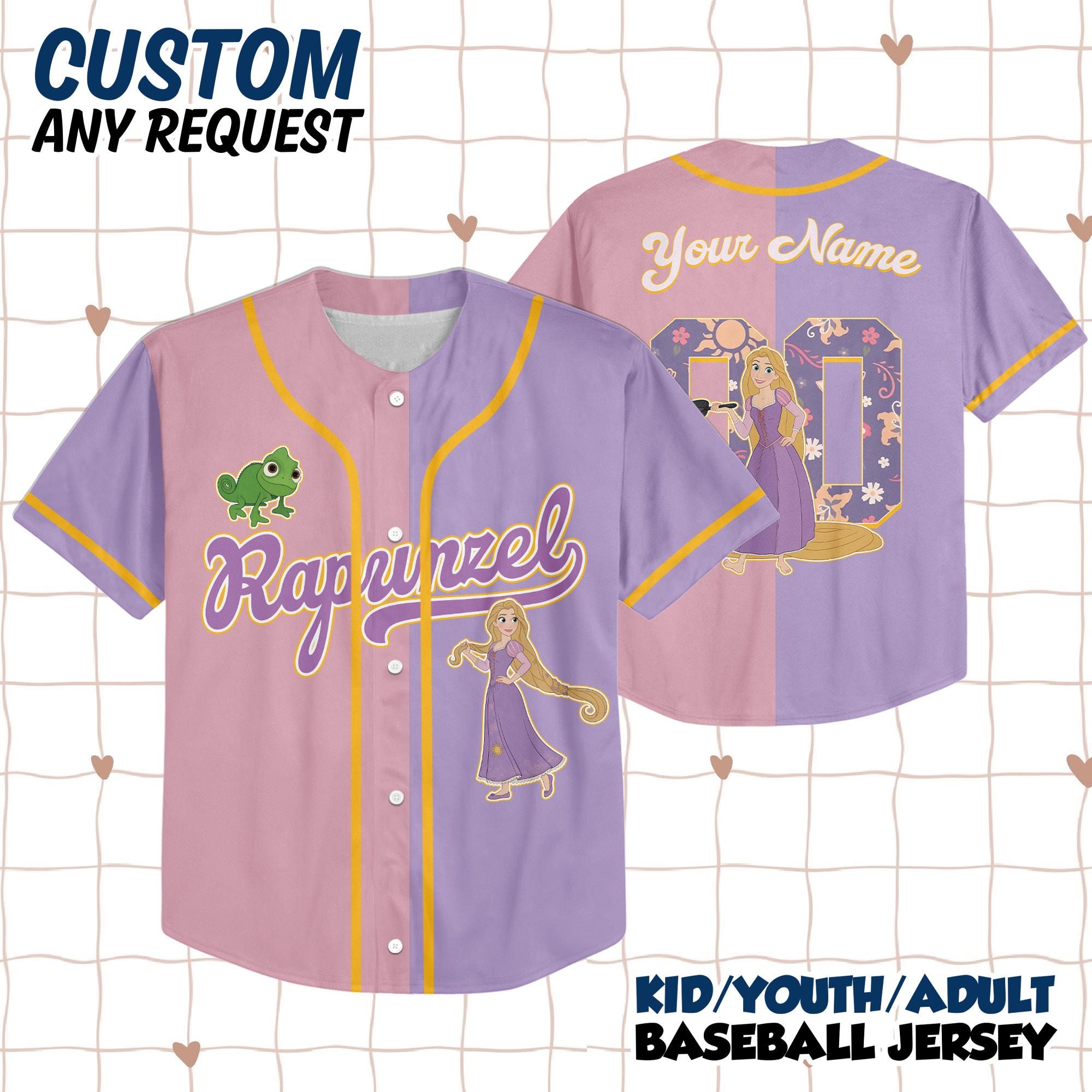 Disney Tangled Pascal Tangled Sun Baseball Jersey, Walt Disney