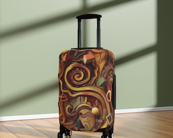 Abstract Original Art Luggage Cover | Unique Artistic Design | XUXULUV