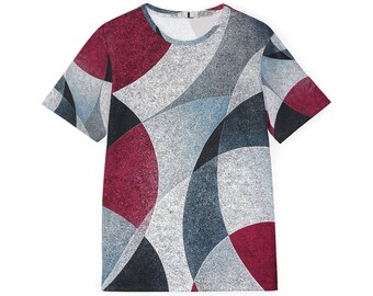 Abstract Retro Geo Pattern Men's Sports Jersey | All-Over Print | XUXULUV