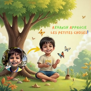 Livre personnalisé pour enfant – Histoire avec prénom et photo – Cadeau unique pour bébé, fille ou garçon – Fait sur mesure