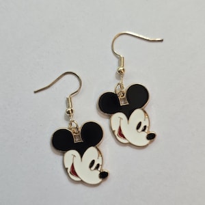 Disney Mickey Mouse Pendent Drop Earrings