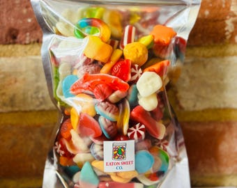 Retro Sweets Print - Penny Sweets Poster - Pic N Mix - 10p Mix up