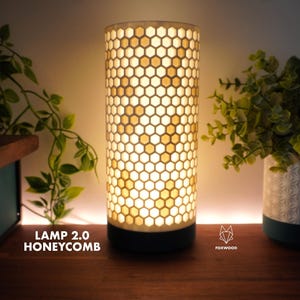 Honeycomb LED Lamp: 3D Printed Hexagonal Ambient Light