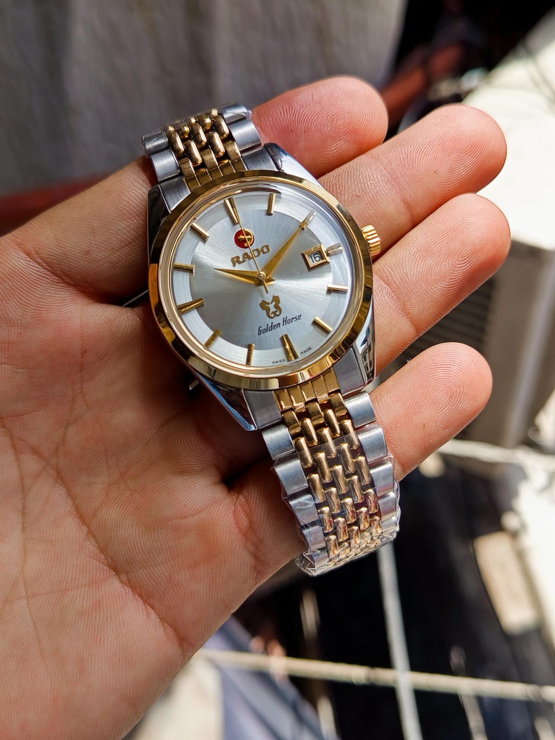 Vintage Rado Golden Horse Automatic Watch Two-tone Stainless Steel