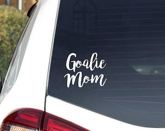 Goalie Mom - Hockey Goalie Decal Edition