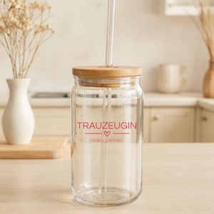 Personalized iced coffee glass, cocktail glass,