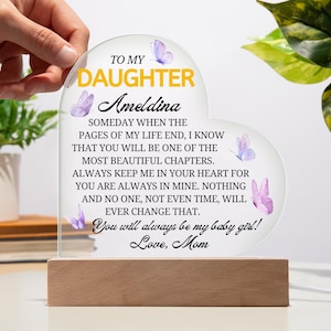Gifts For Daughter From Mom, To My Daughter Custom Gift, Mom to Daughter Birthday Gift, Graduation Gift For Daughter, Mother Daughter Gifts