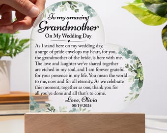 Regalo de boda para la abuela de la novia, regalo de boda para la abuela de la novia, regalo de boda para la abuela de la novia, regalo de boda para la abuela