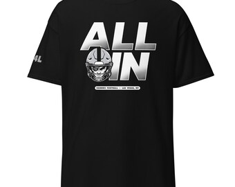 Raiders "All In" T-shirt, w/ RN4L sleeve tag