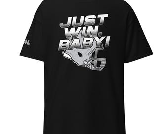 Raiders Just Win Baby T-shirt, w/ RN4L sleeve tag