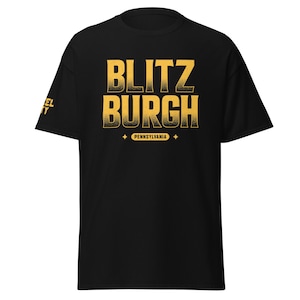 Steelers "Blitzburgh" T-shirt, w/ Steel City sleeve tag