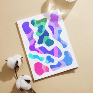 Abstract Colorful Print - Digital Download, Abstract Print, Vibrant Art Print, Wall Decor, Printable Art, Modern Decor, Colorful Home Decor