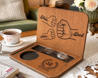 Soporte para libros personalizado, regalo personalizado para amantes de los libros para ella, regalo de aniversario de lectura para él, soporte de madera para libros, decoración para rincón de lectura.