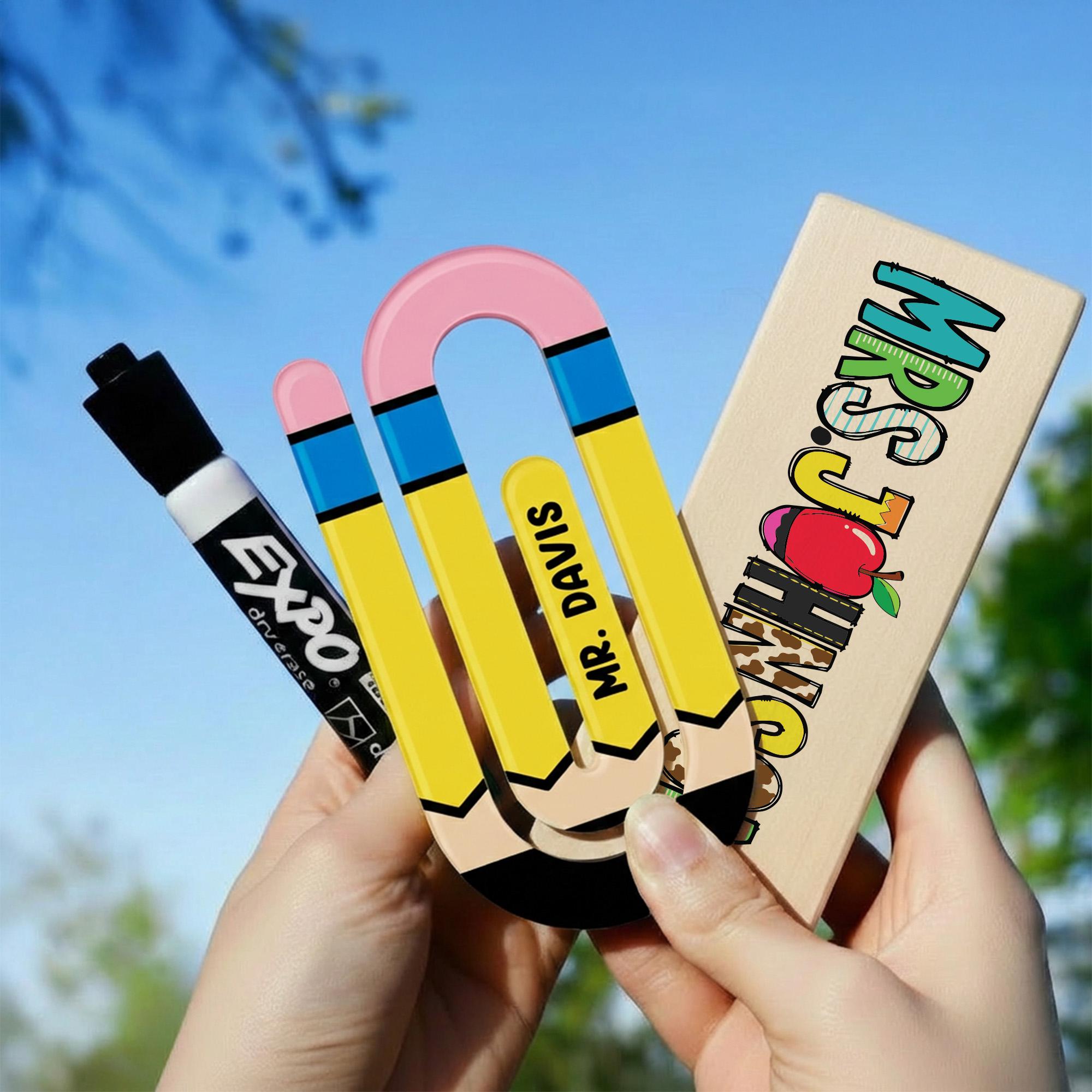 Personalized Teacher Whiteboard Eraser – Custom Name Chalkboard Eraser ...