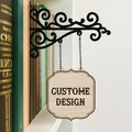 Personalised Book Tavern Sign, Custom Library Divider, BookTok Gift, Custom Book Genre Organiser, Book Lover Decor,  Custom Your Own Style