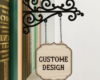 Letrero personalizado para taberna de libros, separador de biblioteca personalizado, regalo de BookTok, organizador de géneros literarios personalizado, decoración para amantes de la lectura, personaliza tu estilo.