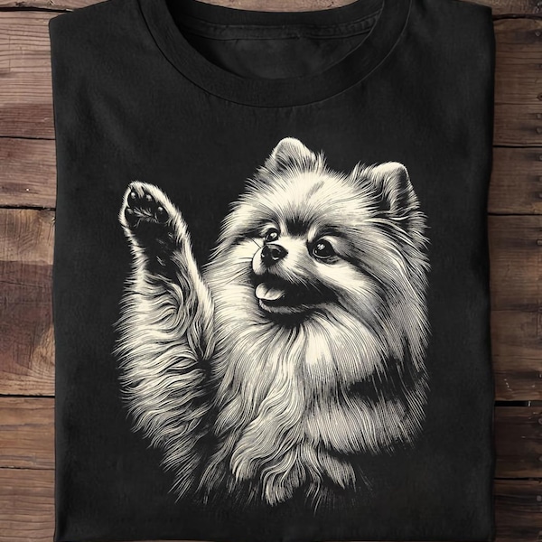 Vintage Pom Dog Pomeranian T Shirt -  Funny Dog Lover Gift, Cute Pom T-shirt, Pomeranian Gifts, Pomeranian Funny, Pom Dog Shirt
