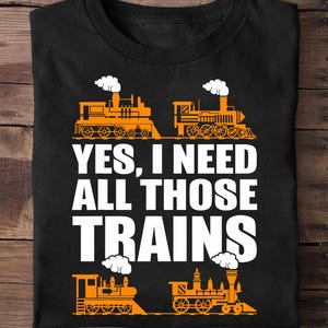 Lustiges Zug Sammler T-Shirt: Zug Liebhaber Geschenk
