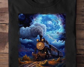 Dampfmaschine Zug Dampfzug Lokomotive Vintage Zug Sweatshirt Zug T Shirt - lustiges Zug Shirt, Zug Liebhaber, Dirigent Geschenk, Dampfmaschine