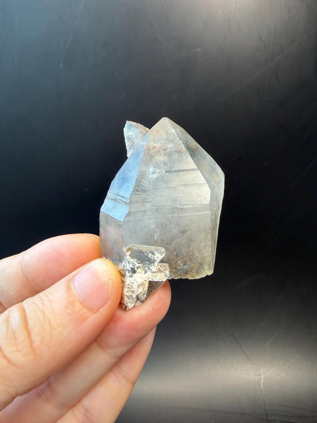 Foitite Tourmaline-included Quartz With Secondary Quartz Growth Rare ...