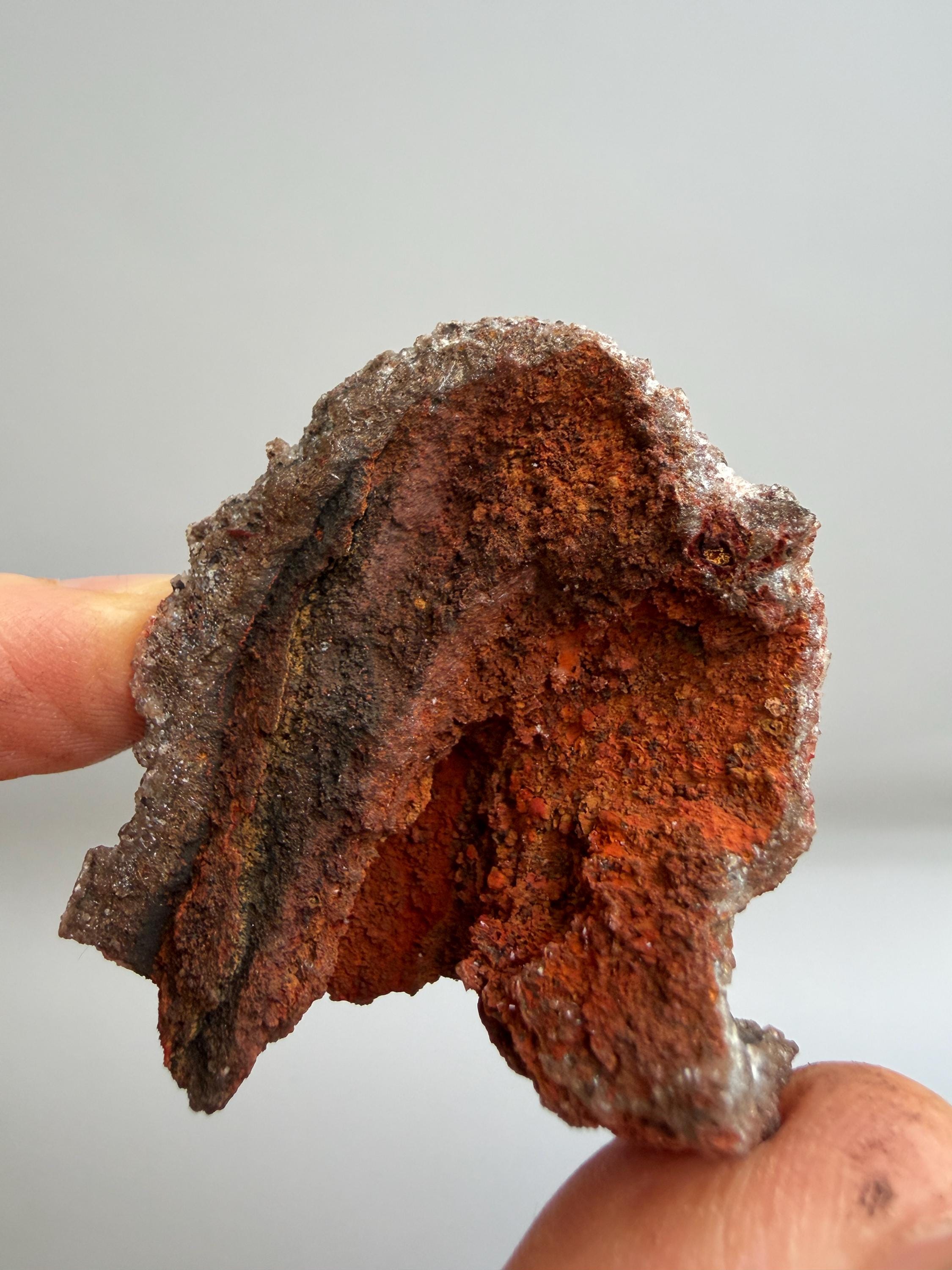 Red Botryoidal Chalcedony With Druzy Quartz – El Potosí Mine Mexico ...