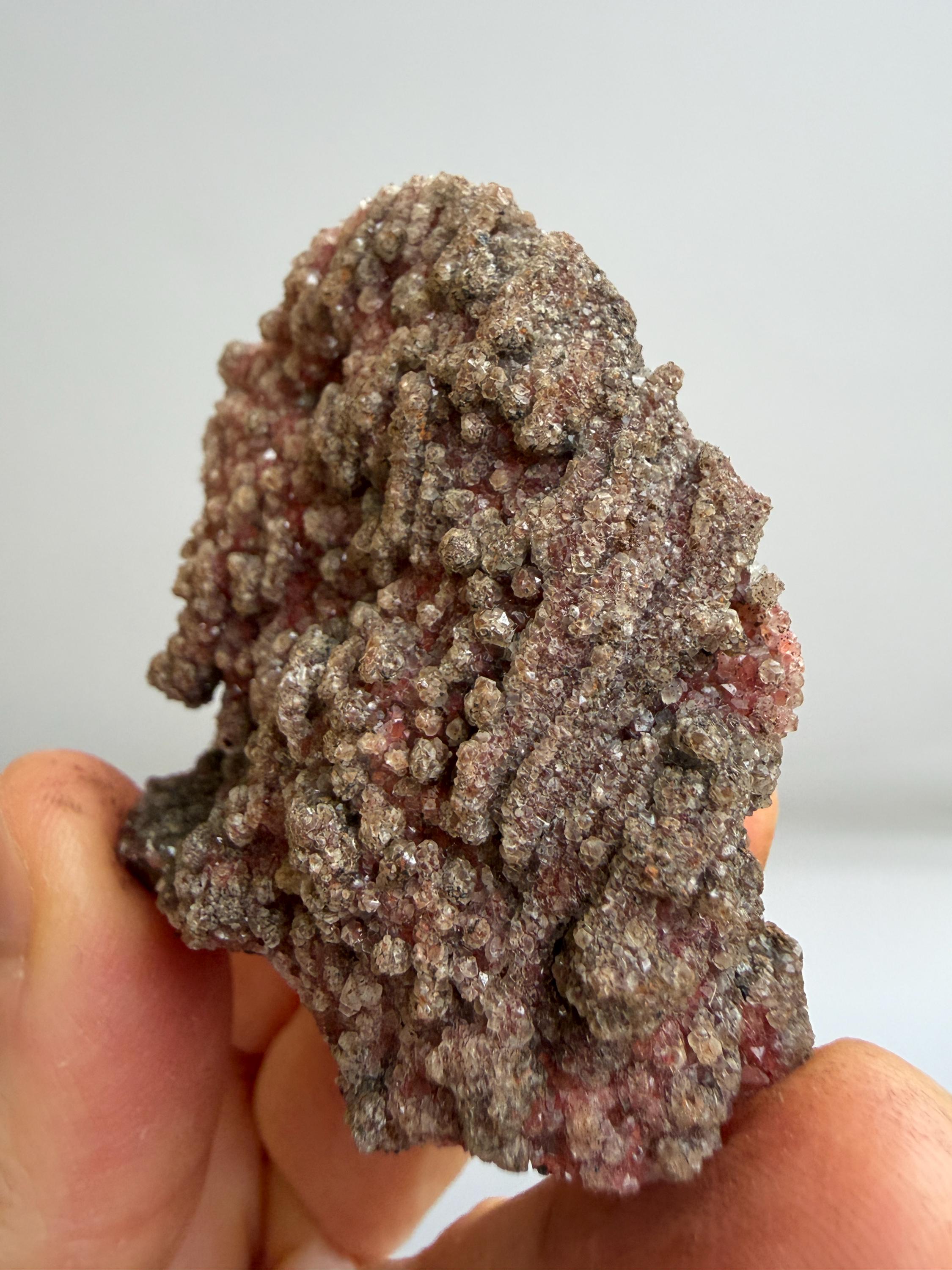 Red Botryoidal Chalcedony With Druzy Quartz – El Potosí Mine Mexico ...