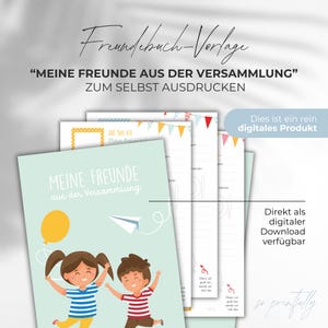 Libro de amigos para la reunión