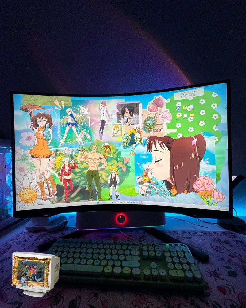 Seven Deadly Sins Anime Wallpaper: Cottagecore Fantasy Collage (digital ...