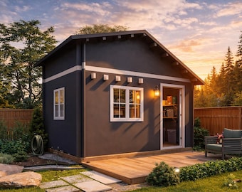Laila stugplan: DIY-planritning för minihus 14,5x11 (direkt nedladdning)