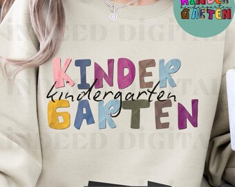Förskolelärare PNG | Tillbaka till skolan PNG | Färgglad dagis-tröjadesign