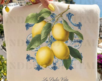 Italiensk citron PNG | Vintage botanisk clipart, akvarell citrusdesign (digital nedladdning)