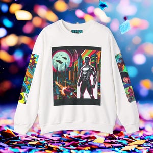 Celebrate Black Characters: Graphic Novel Sweatshirt for Book Lovers