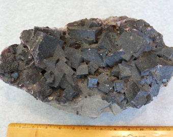Cave In Rock Large Purple Fluorite, Hardin County Illinois