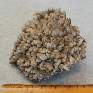 Dog Tooth Calcite Crystal Cluster, Nice Cabinet Specimen!