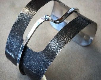 One-of-a-kind Sterling Silver Bracelet
