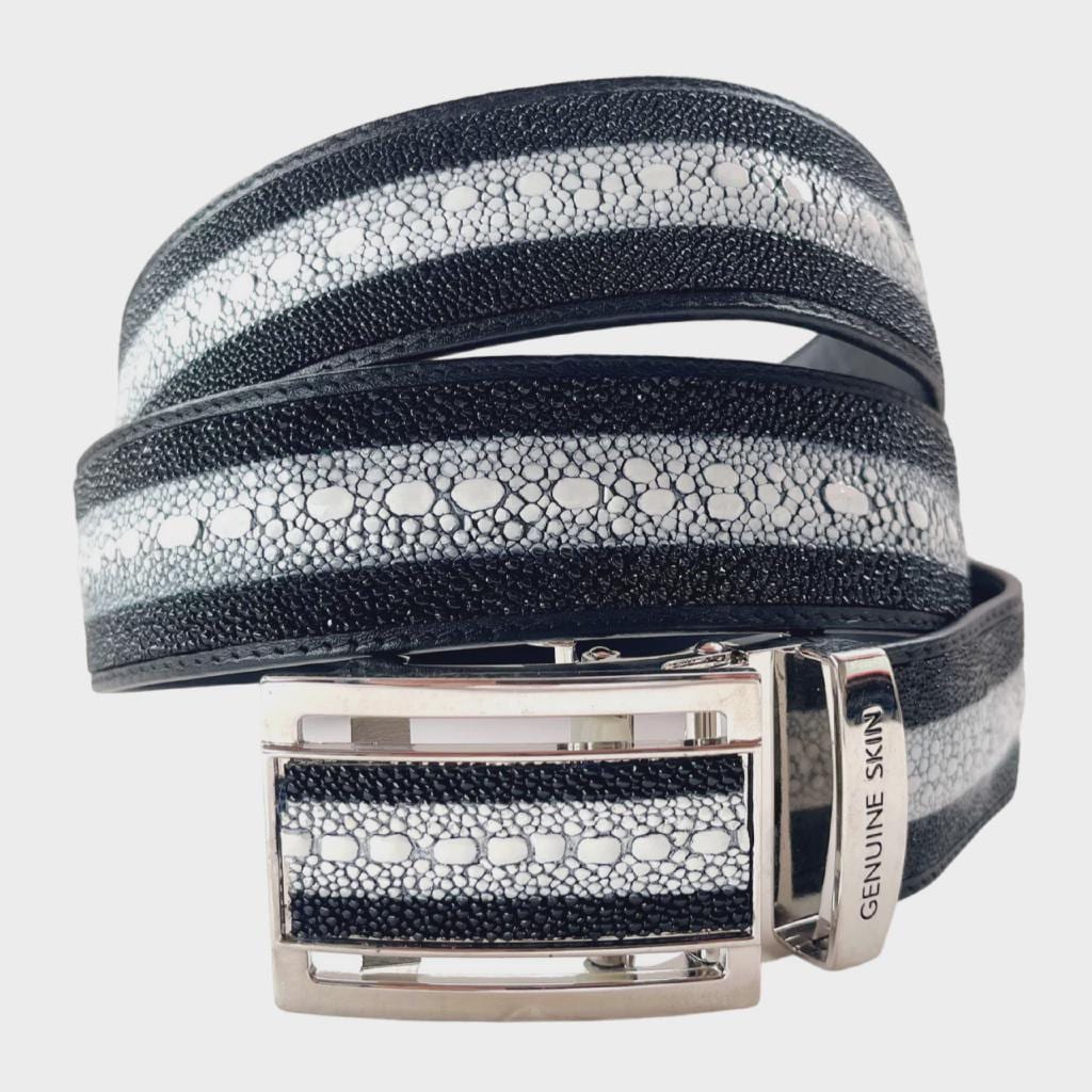 Genuine Stingray Leather Belt Black Stingray - Etsy display picture 3