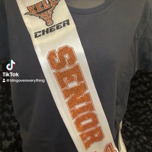 Custom Senior Sash