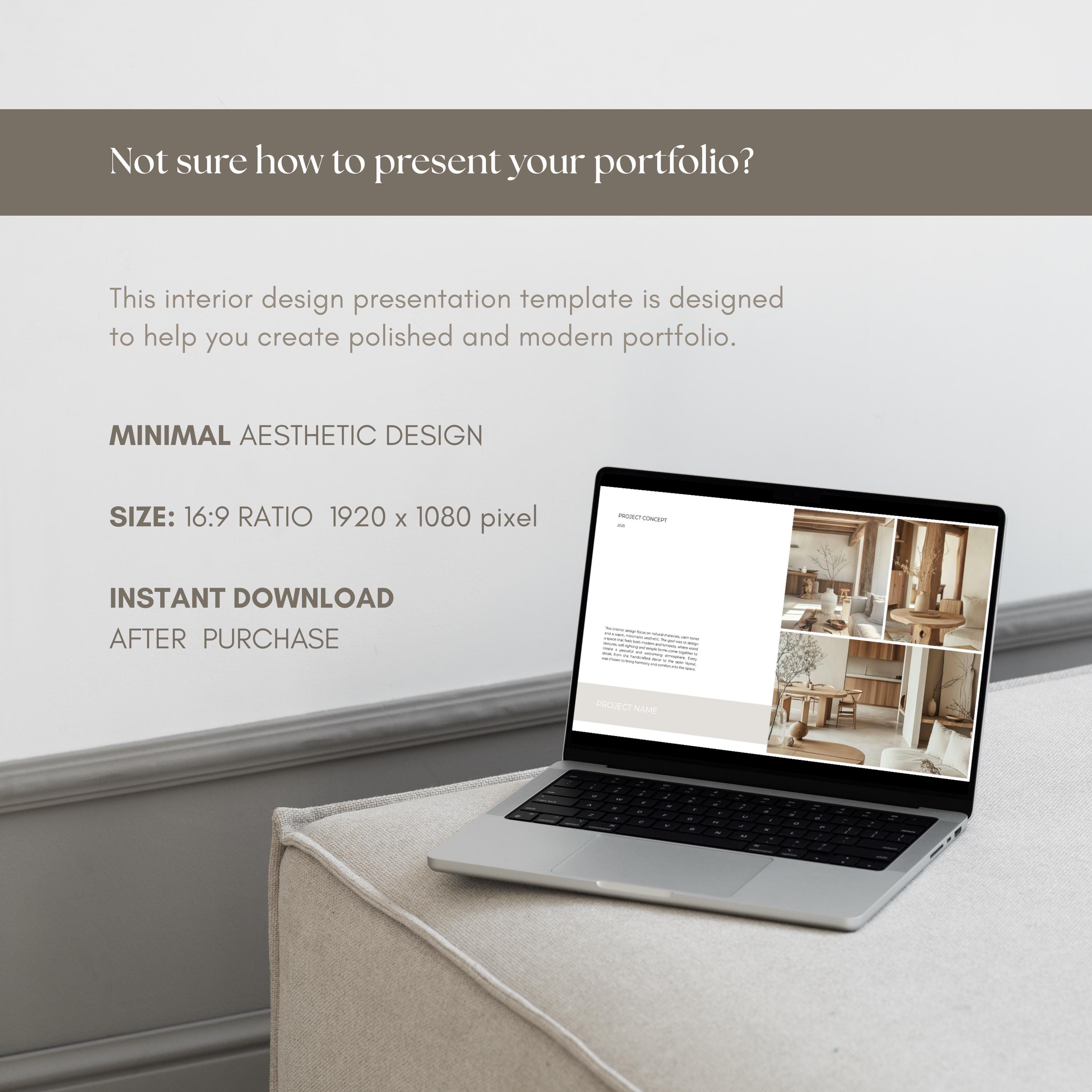 Interior Design Client Presentation Template | 27 Canva Pages | Mood ...