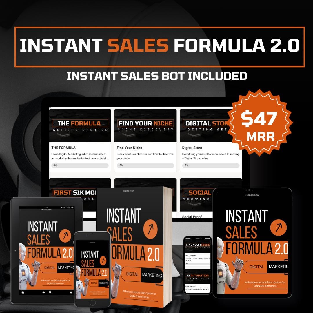 Bot Instant Instant Sales Formula 2.0 Plus Instant Sales Bot | Chatgpt Bot - Etsy