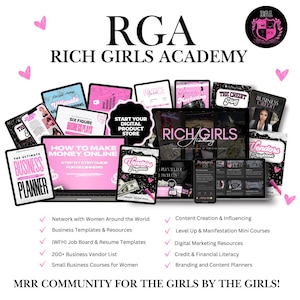 Rich Girls Academy MRR community, Resell Rights Community | Women Wealth Building Community | Digital Marketing , All Girls Community