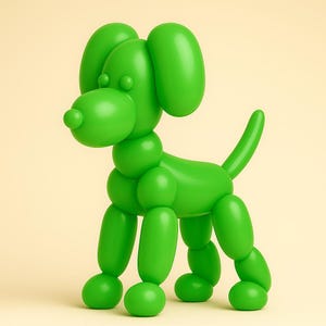 Balloon Dog STL 3D Print Model: Whimsical Home Decor (Digital Download