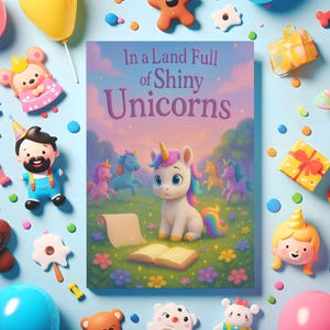 Cadeau pour bébé, livre pour enfants personnalisé avec livre de prénoms personnalisé licorne, livre de contes pour l'heure du coucher « Fais de beaux rêves » petit nom de 30 pages.