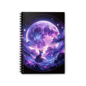 Celestial Fox Spiral Notebook