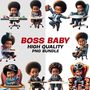 10 Boss Baby Afro PNG Clipart Bundle, Boss Baby Afro Clipart, Boss Baby Afro Birthday, Boss Baby Afro Paper, Boss Baby Afro PNG,